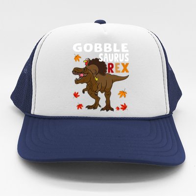 Thanksgiving Dinosaur Turkey Riding T Rex Boys Costume Meaningful Gift Trucker Hat