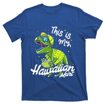 Tgiftrex Dinosaur This Is My Hawaiian Gift T-Shirt