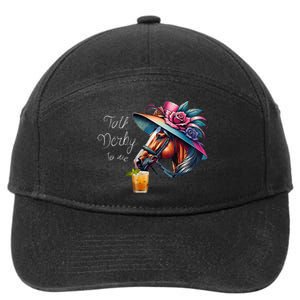 Talk Derby To Me Racing Horse 7-Panel Snapback Hat