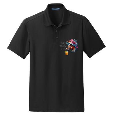 Talk Derby To Me Racing Horse Dry Zone Grid Polo