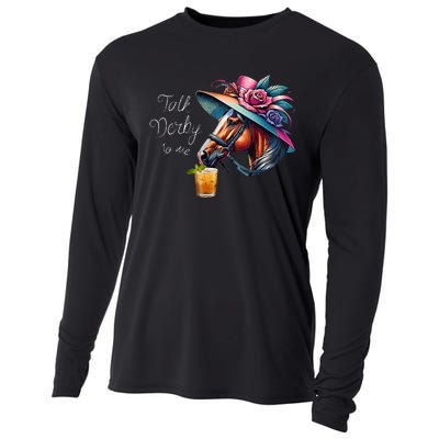 Talk Derby To Me Racing Horse Cooling Performance Long Sleeve Crew