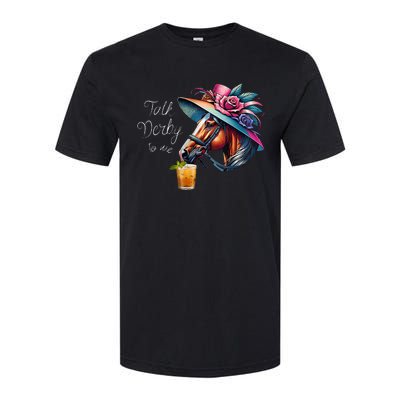 Talk Derby To Me Racing Horse Softstyle CVC T-Shirt