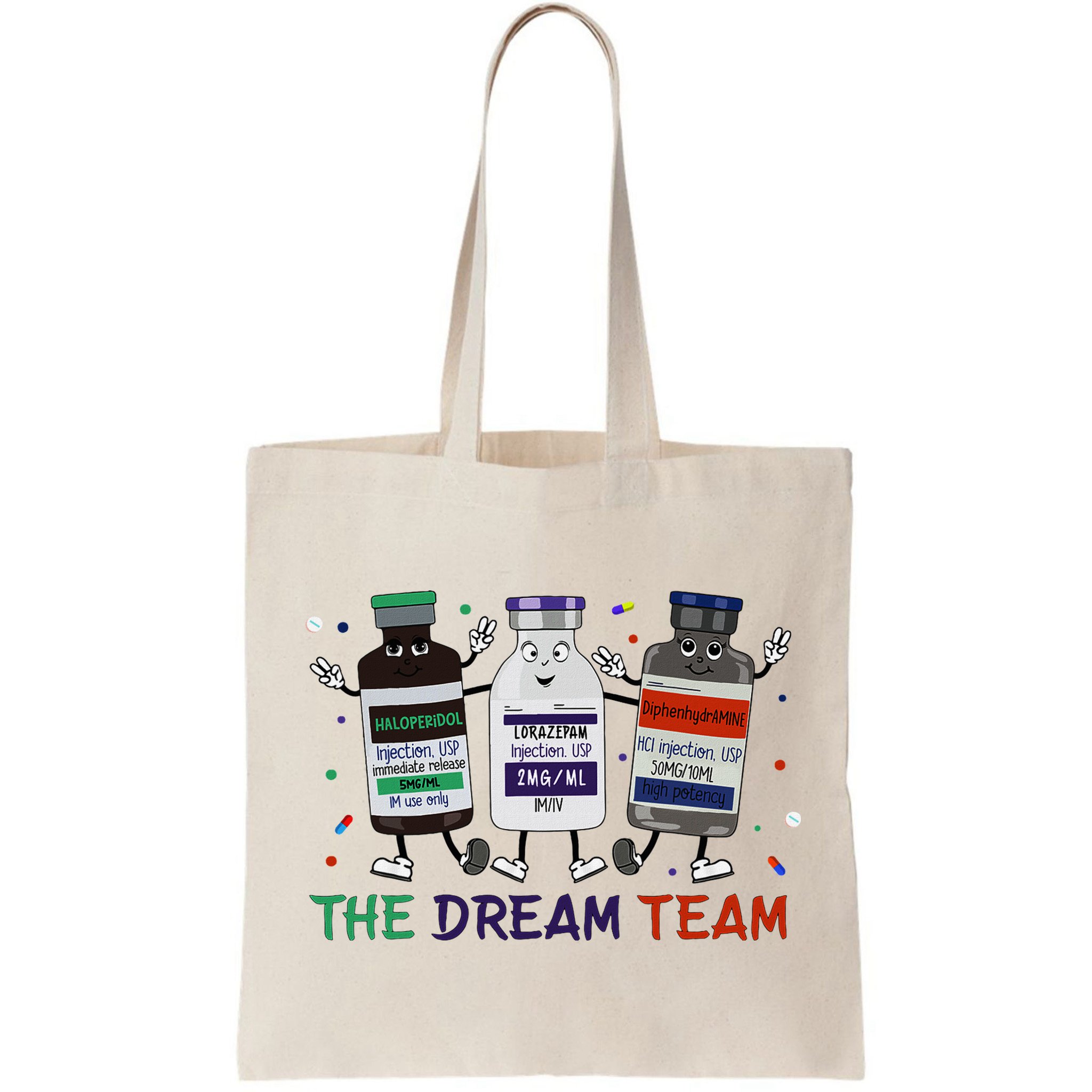The Dream Team Retro Groovy B52 Nurse Medical Nursing Psych Bag