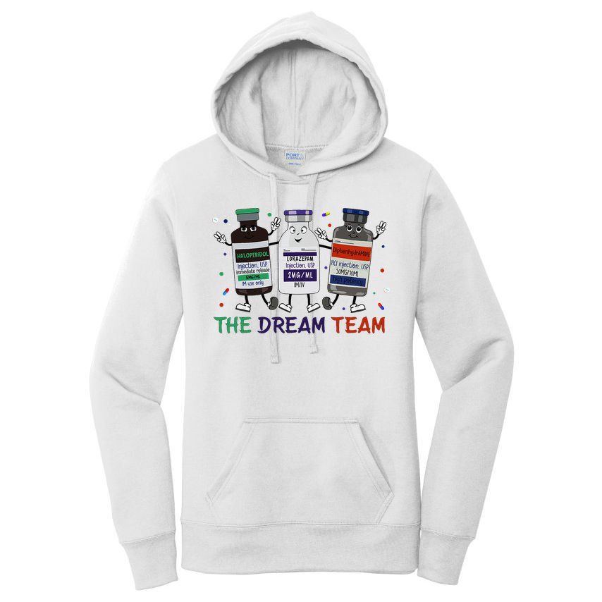 The Dream Team Retro Groovy B52 Nurse Medical Nursing Psych Women's Pullover Hoodie