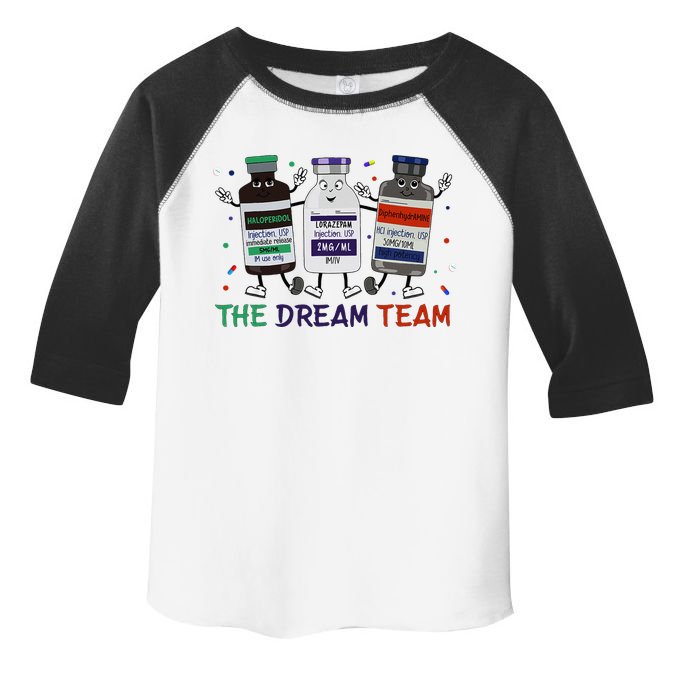The Dream Team Retro Groovy B52 Nurse Medical Nursing Psych Toddler Fine Jersey T-Shirt