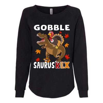 Thanksgiving Dinosaur Turkey Riding T Rex Boys Costume Great Gift Womens California Wash Sweatshirt