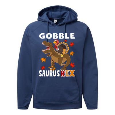 Thanksgiving Dinosaur Turkey Riding T Rex Boys Costume Great Gift Performance Fleece Hoodie