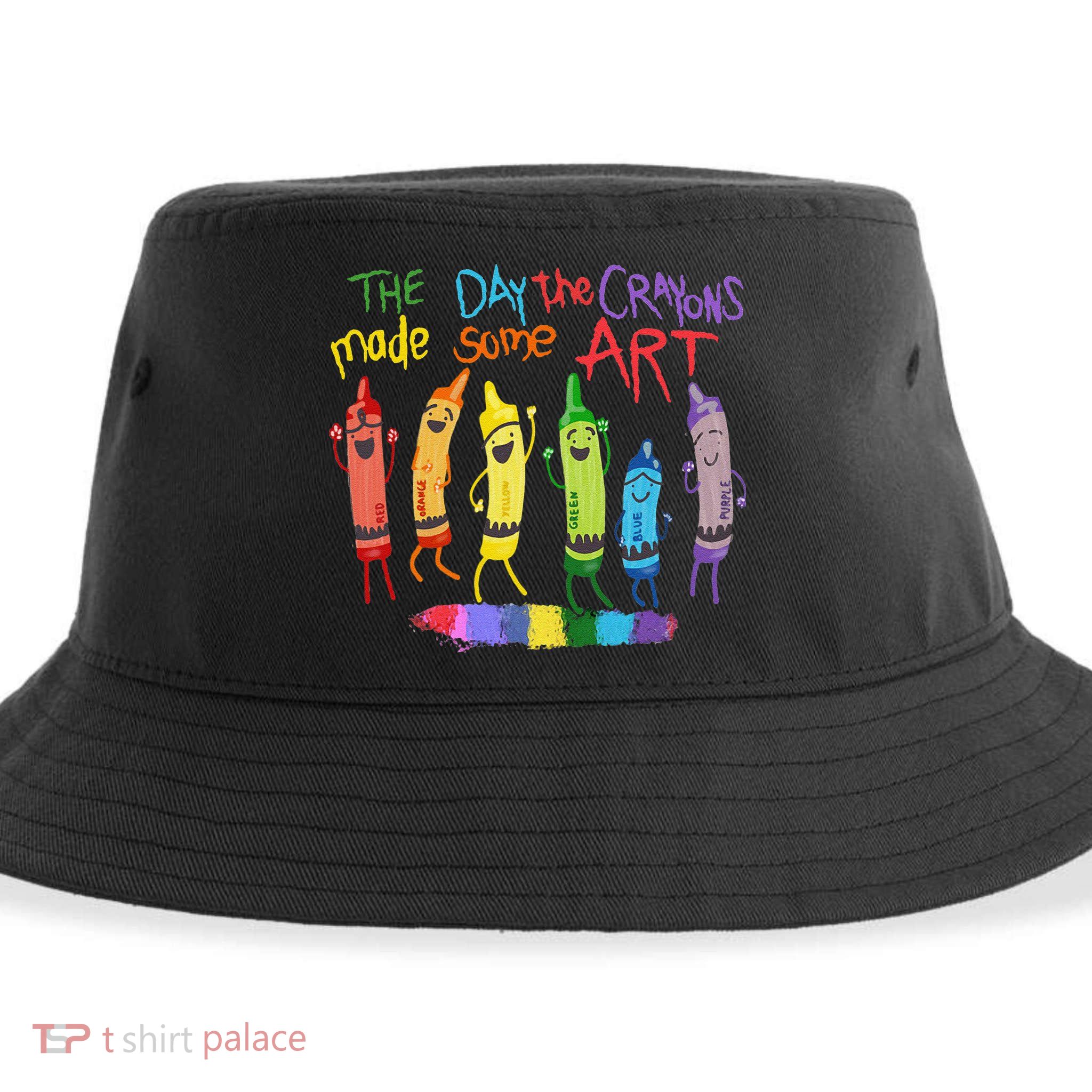 The Day The Crayons Made Some ART Teacher Art Sustainable Bucket Hat