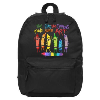 The Day The Crayons Made Some ART Teacher Art 16 in Basic Backpack