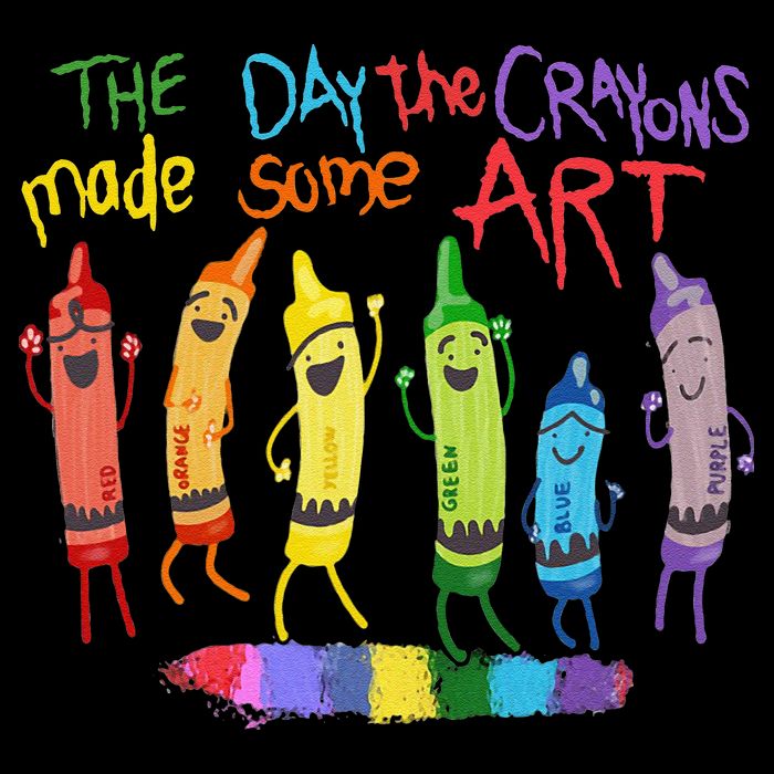 The Day The Crayons Made Some ART Teacher Art Toddler Sweatshirt