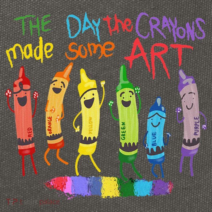 The Day The Crayons Made Some ART Teacher Art Cotton Canvas Backpack
