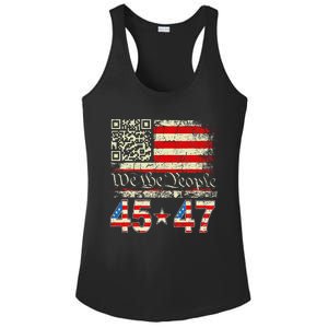 Trump Dance Troll Qr Funny President Trump Dance Code Ladies PosiCharge Competitor Racerback Tank