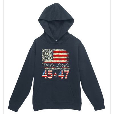 Trump Dance Troll Qr Funny President Trump Dance Code Urban Pullover Hoodie