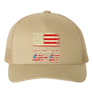 Trump Dance Troll Qr Funny President Trump Dance Code Yupoong Adult 5-Panel Trucker Hat