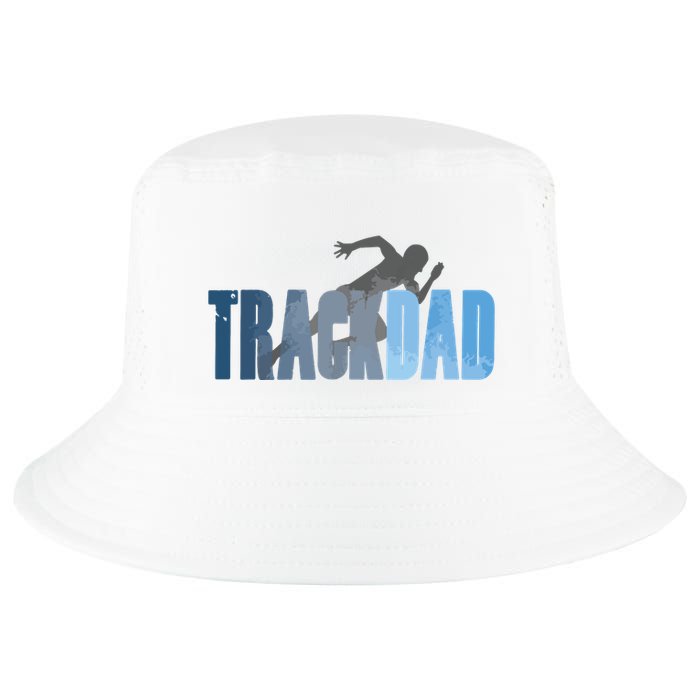 Track Dad Track Field Runner Cross Country Running Father Cool Comfort Performance Bucket Hat