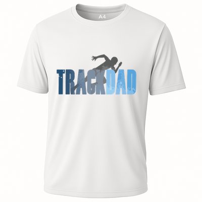 Track Dad Track Field Runner Cross Country Running Father Performance Shirt
