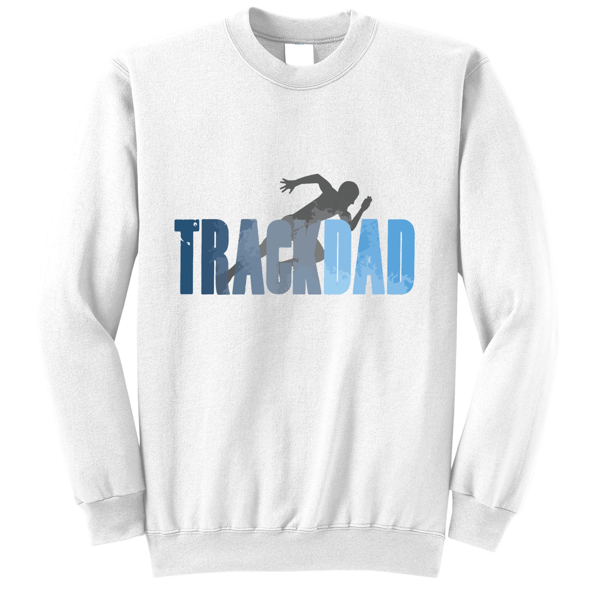 Track Dad Track Field Runner Cross Country Running Father Sweatshirt