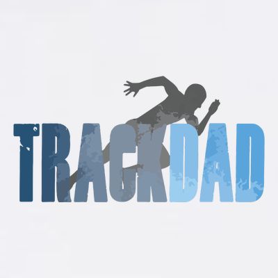 Track Dad Track Field Runner Cross Country Running Father T-Shirt