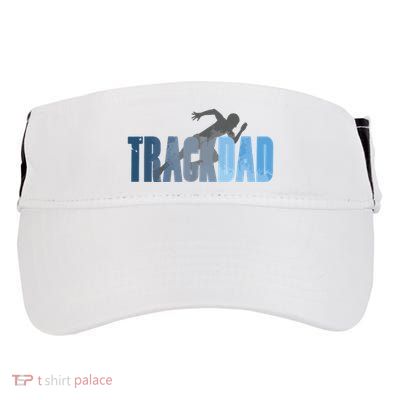 Track Dad Track Field Runner Cross Country Running Father Adult Drive Performance Visor
