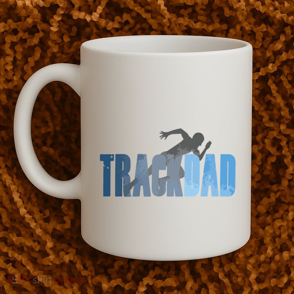 Track Dad Track Field Runner Cross Country Running Father Mug