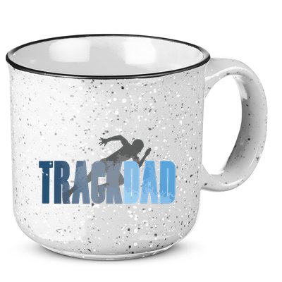 Track Dad Track Field Runner Cross Country Running Father 15oz Campfire Ceramic Mug