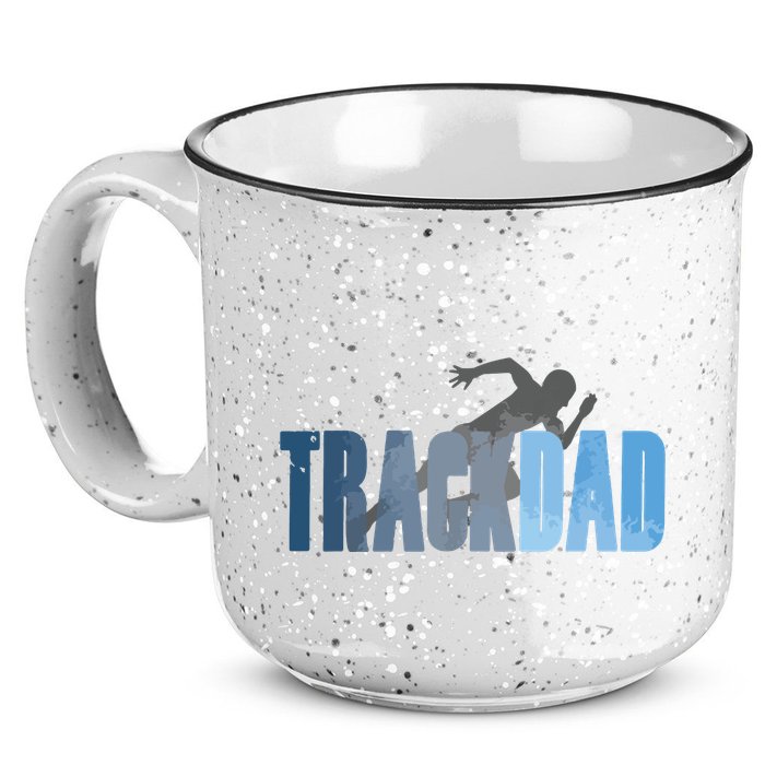 Track Dad Track Field Runner Cross Country Running Father 15oz Campfire Ceramic Mug