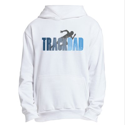 Track Dad Track Field Runner Cross Country Running Father Urban Pullover Hoodie