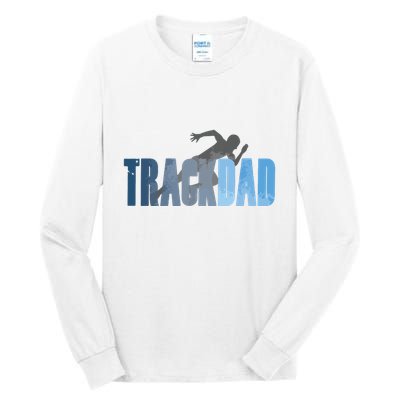 Track Dad Track Field Runner Cross Country Running Father Tall Long Sleeve T-Shirt