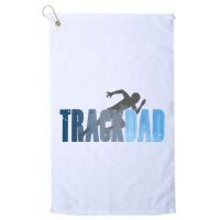 Track Dad Track Field Runner Cross Country Running Father Golf Towel
