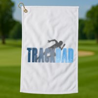 Track Dad Track Field Runner Cross Country Running Father Golf Towel