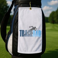 Track Dad Track Field Runner Cross Country Running Father Golf Towel