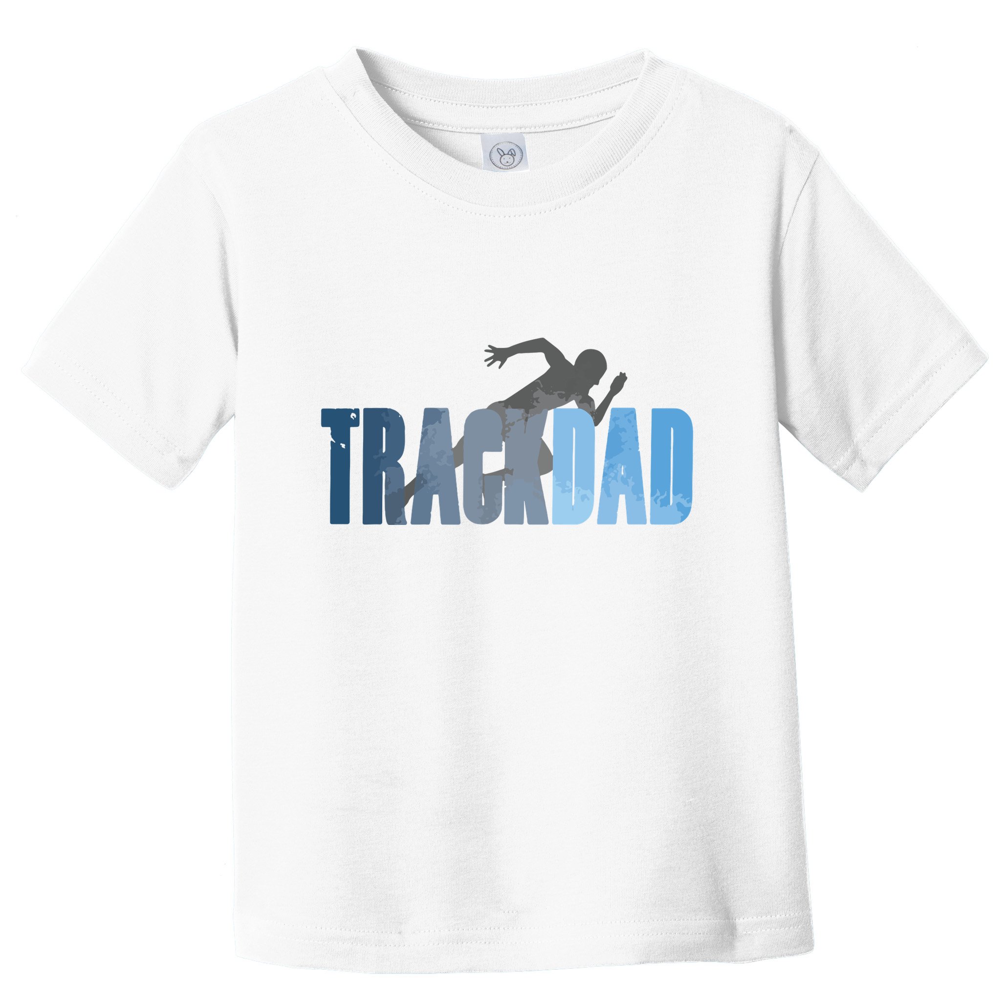 Track Dad Track Field Runner Cross Country Running Father Toddler T-Shirt
