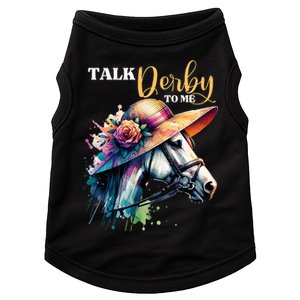 Talk Derby To Me Funny Racing Horse Doggie Tank