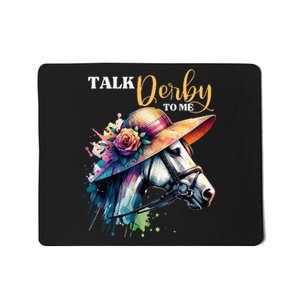 Talk Derby To Me Funny Racing Horse Mousepad