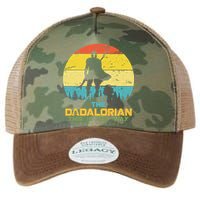 The Dadalorian This Is The Way Funny Dad Movie Spoof Legacy Tie Dye Trucker Hat