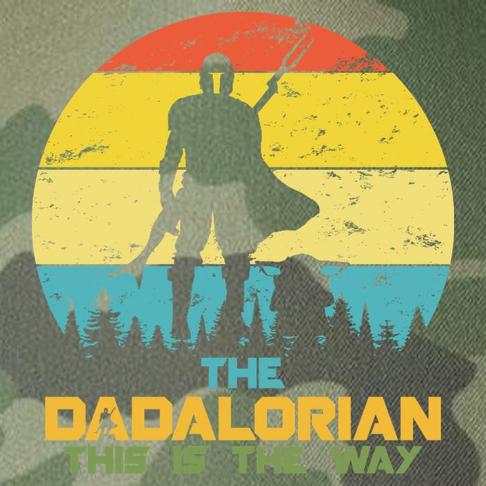 The Dadalorian This Is The Way Funny Dad Movie Spoof Legacy Tie Dye Trucker Hat