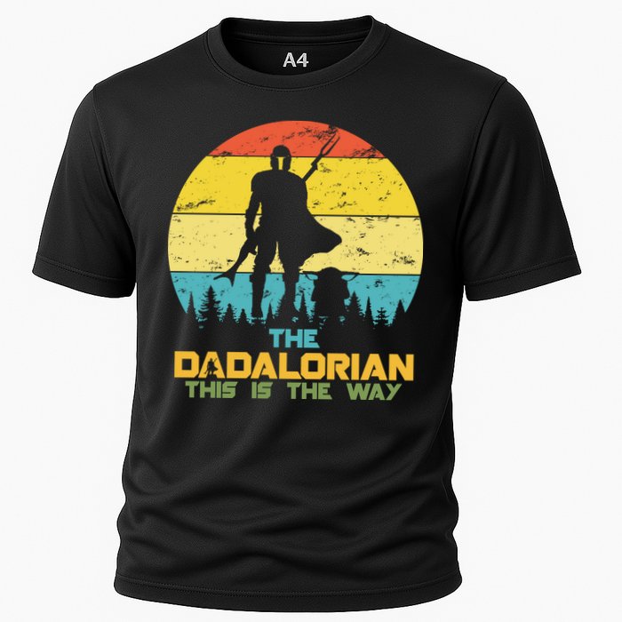 The Dadalorian This Is The Way Funny Dad Movie Spoof Performance Shirt