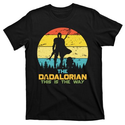 The Dadalorian This Is The Way Funny Dad Movie Spoof T-Shirt