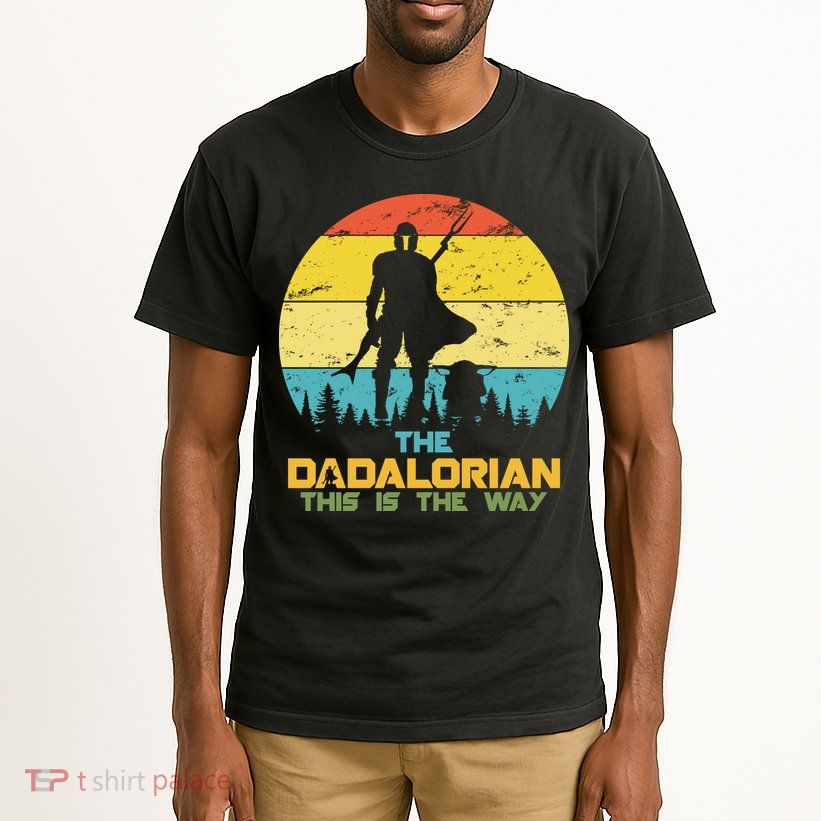 The Dadalorian This Is The Way Funny Dad Movie Spoof Tall T-Shirt