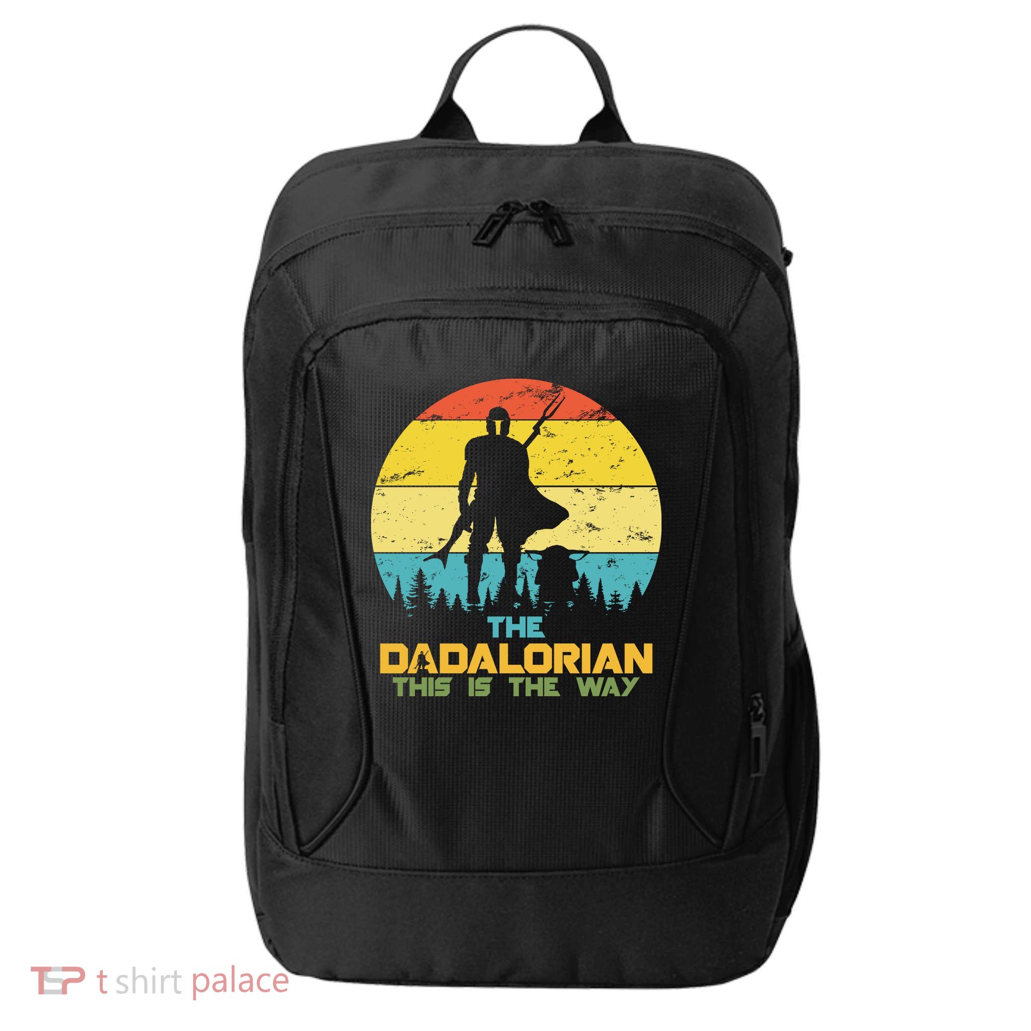 The Dadalorian This Is The Way Funny Dad Movie Spoof City Backpack