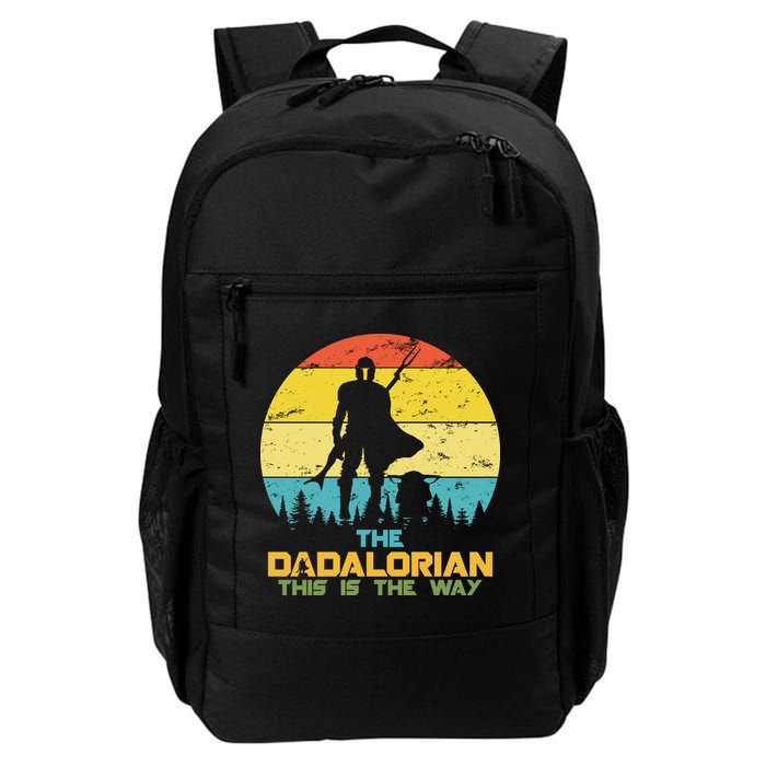 The Dadalorian This Is The Way Funny Dad Movie Spoof Backpack
