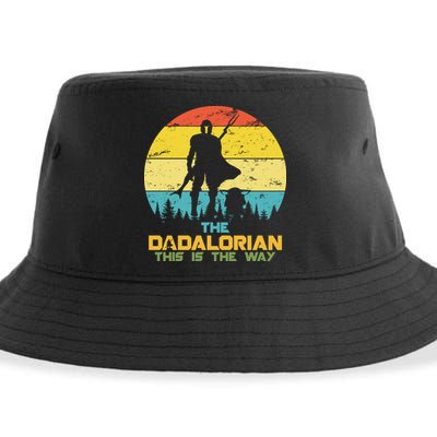 The Dadalorian This Is The Way Funny Dad Movie Spoof Sustainable Bucket Hat