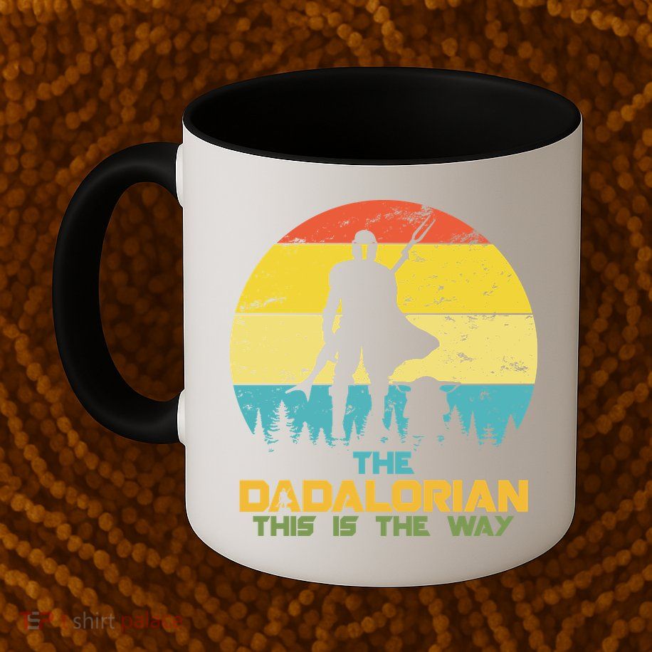 The Dadalorian This Is The Way Funny Dad Movie Spoof Coffee Mug