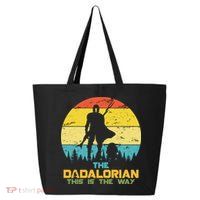 The Dadalorian This Is The Way Funny Dad Movie Spoof 25L Jumbo Tote