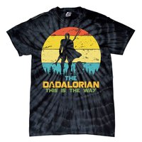 The Dadalorian This Is The Way Funny Dad Movie Spoof Tie-Dye T-Shirt