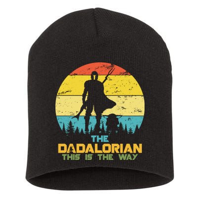 The Dadalorian This Is The Way Funny Dad Movie Spoof Short Acrylic Beanie