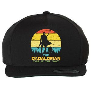 The Dadalorian This Is The Way Funny Dad Movie Spoof Wool Snapback Cap