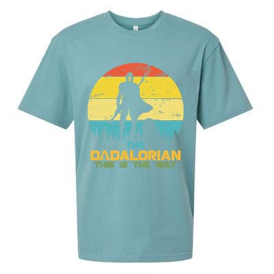 The Dadalorian This Is The Way Funny Dad Movie Spoof Sueded Cloud Jersey T-Shirt