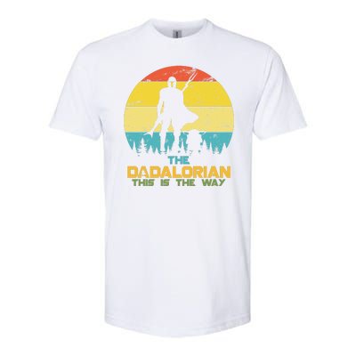 The Dadalorian This Is The Way Funny Dad Movie Spoof Softstyle® CVC T-Shirt