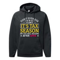 Tax Day T Performance Fleece Hoodie